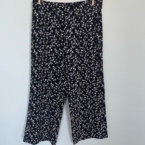 Wide leg palazzo pants